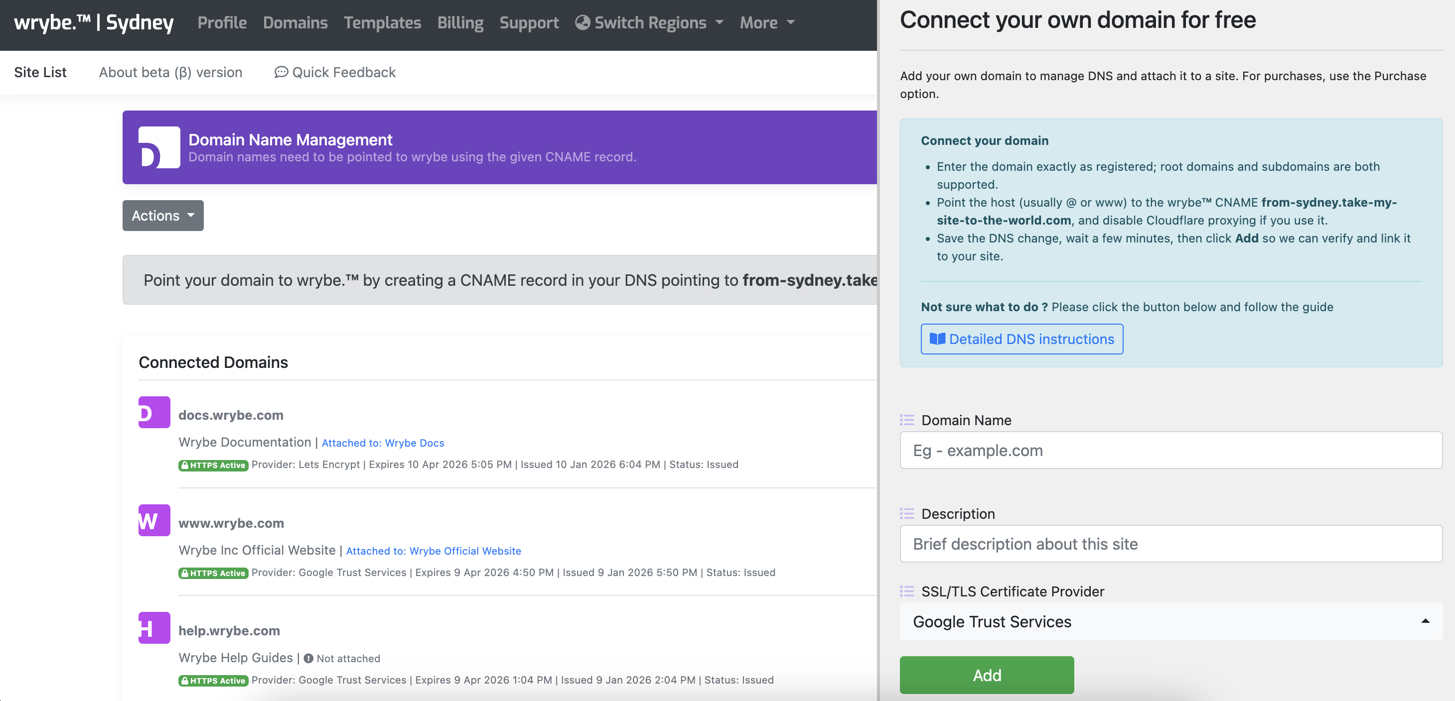 Managed Certificate Infrastructure